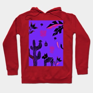 Blue Mexican Desert Hoodie